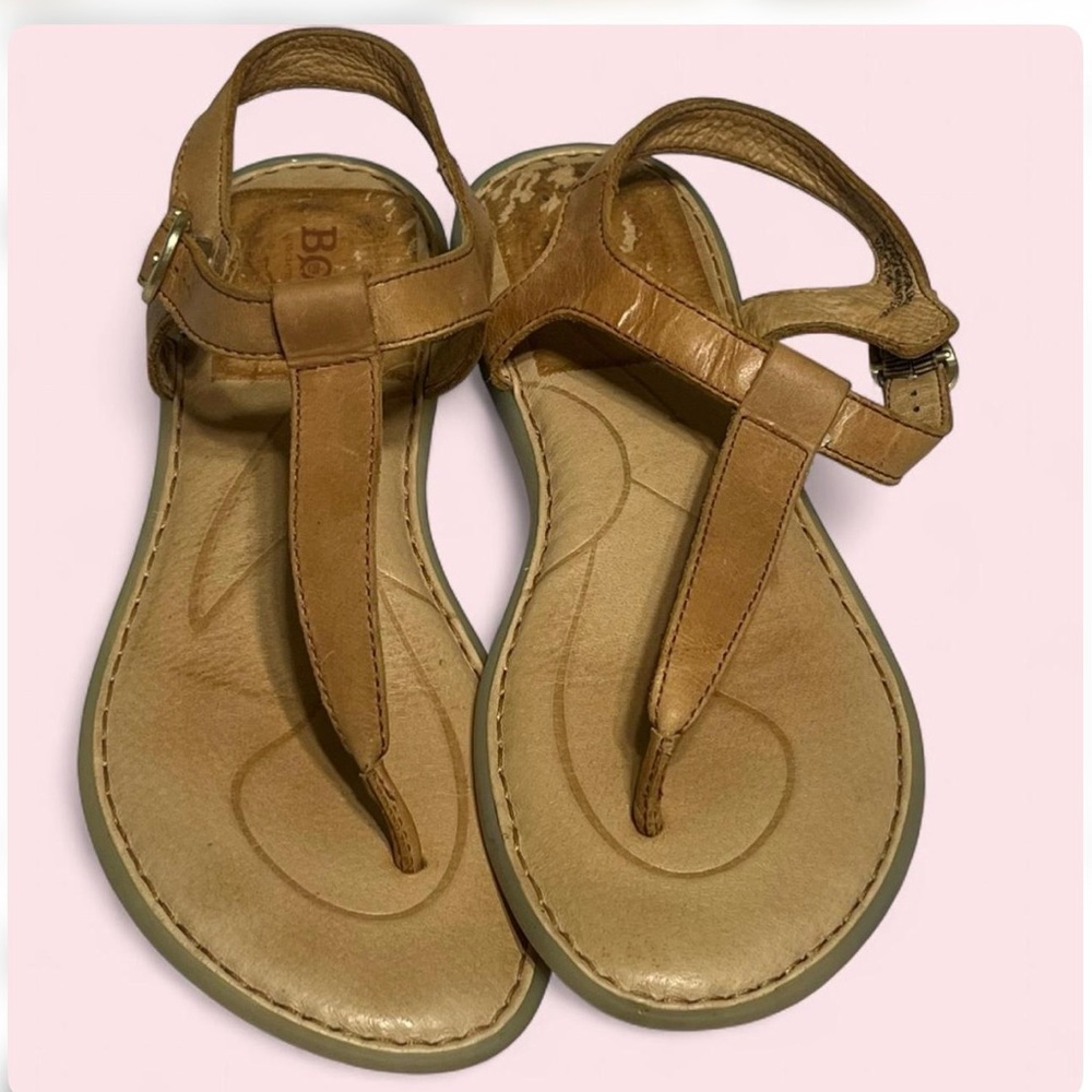 Born Light Brown Leather Footwear